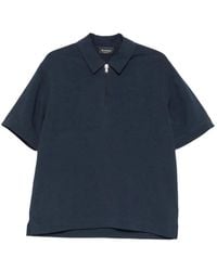 AROVESCIO - Zip-Fastening Short-Sleeve Polo Shirt - Lyst