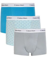 Calvin Klein - Logo-Waistband Trunks (Set Of Three) - Lyst