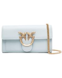 Pinko - Love One Leather Clutch Bag - Lyst