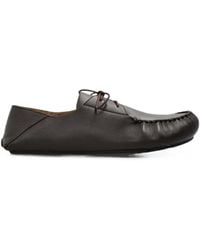 Loewe - Rambla Leather Shoes - Lyst