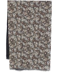 Dell'Oglio - Sciarpa Con Frange - Lyst