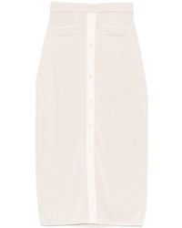JOSEPH - Jupe En Maille À Fines Rayures - Lyst