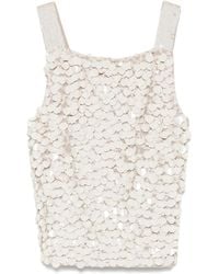 P.A.R.O.S.H. - Paillette-Embellished Top - Lyst