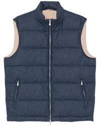 Eleventy - Quilted Padded Gilet - Lyst