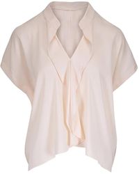 Zero + Maria Cornejo - Ruffled Blouse - Lyst