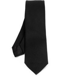 Balenciaga - Logo-Embroidered Wool Tie - Lyst