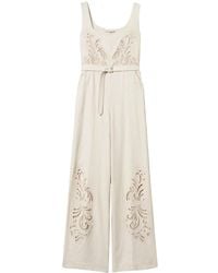 Twinset - Broderie-Anglaise Jumpsuit - Lyst