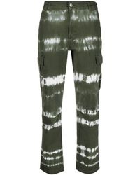 P.A.R.O.S.H. Jean à imprimé tie dye - Vert