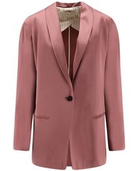 Alysi - Single-Breasted Blazer - Lyst