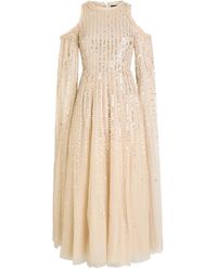 Needle & Thread - Moonlight Sequin-Embellished Tulle Gown - Lyst