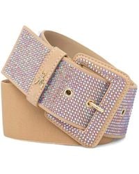 Patrizia Pepe - Rhinestone-Embellished Belt - Lyst