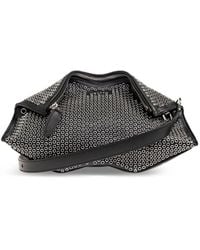 McQueen - Manta Studded Zip Clutch Bag - Lyst