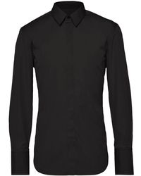 Ferragamo - Long-sleeve Cotton Shirt - Lyst