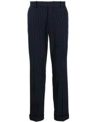 Polo Ralph Lauren - Pinstripe Slim-Leg Trousers - Lyst