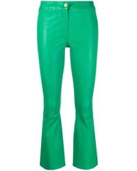Arma - Cropped Leather Trousers - Lyst