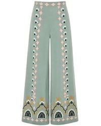 Temperley London - Rosalba Embroidered Trousers - Lyst