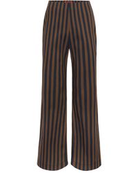 Simon Miller - Pia Striped Poplin Trousers - Lyst