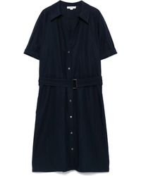 Vince - Cuffed S/S Belted Shirt Dress - Lyst