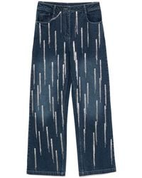Patrizia Pepe - Rhinestones Jeans - Lyst