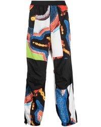 Ambush - Abstract-Pattern Paneled Track Pants - Lyst