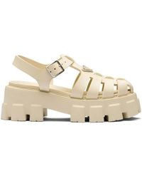 Prada - Rubber Platform Sandals 55 - Lyst