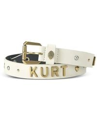 Kurt Geiger - Ceinture À Boucle Ornée De Clous - Lyst