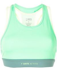 7 DAYS ACTIVE - Colour-Block Sports Bra - Lyst