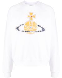 Vivienne Westwood - T-shirt en coton à imprimé Orb - Lyst