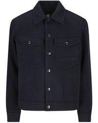 G-Star - Button-Fly Jacket - Lyst