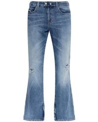 DIESEL - Distressed Flared Jeans - Lyst