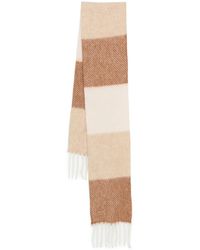Loewe - Écharpe Rayée À Franges - Lyst