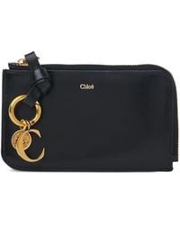 Chloé - Alphabet Charm Zip Wallet - Lyst
