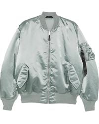 Alpha Industries - Satin-Finish Bomber Jacket - Lyst