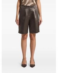 Peserico - Pleated Turn-Up Shorts - Lyst