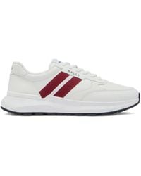Bally - Sylen Ribbon-Detail Leather Sneakers - Lyst