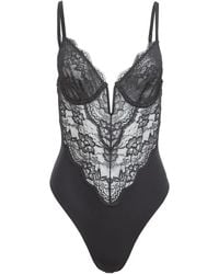 Fleur du Mal - Bianca Lace Bodysuit - Lyst