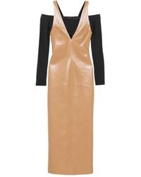 Nanushka - Halterneck Midi Dress - Lyst