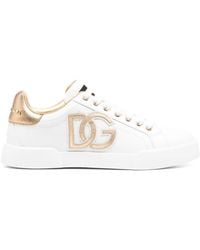 Dolce & Gabbana - Dg Logo-Patch Sneakers - Lyst