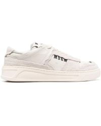 MSGM - Logo-Print Sneakers - Lyst