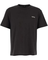 A.P.C. - Logo-Detail T-Shirt - Lyst
