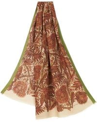 Etro - Schal Mit Blumen-Print - Lyst