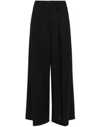 Peserico - Pleated Palazzo Pants - Lyst
