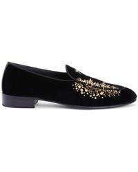 Giuseppe Zanotti - Alvaro Loafer Aus Samt - Lyst