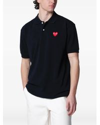 Comme des Garçons - Heart-Logo Polo Shirt - Lyst