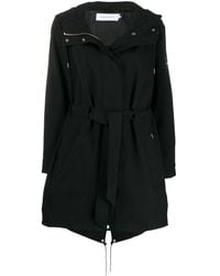 Calvin Klein Mantel mit Gürtel - Schwarz