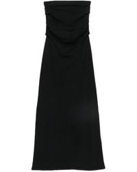 ARMARIUM - Pernilla Ruched-Detail Maxi Skirt - Lyst