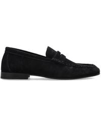 POSA - Penny Suede Loafers - Lyst