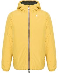 K-Way - Logo-Patch Hooded Padded Jacket - Lyst