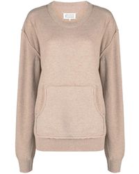 Maison Margiela - Crew-Neck Wool-Blend Jumper - Lyst
