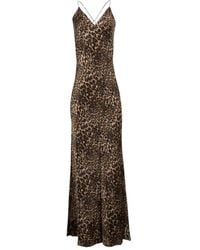 Nili Lotan - Ira Maxikleid mit Leoparden-Print - Lyst